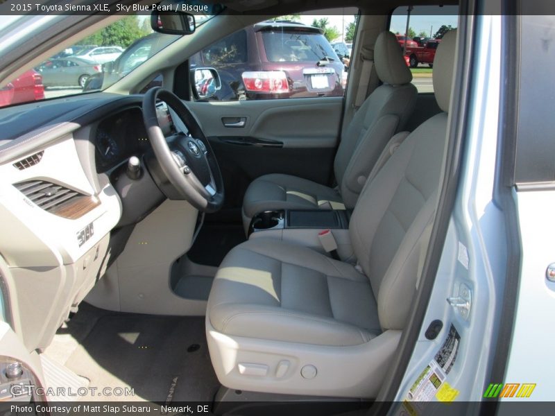 Sky Blue Pearl / Bisque 2015 Toyota Sienna XLE