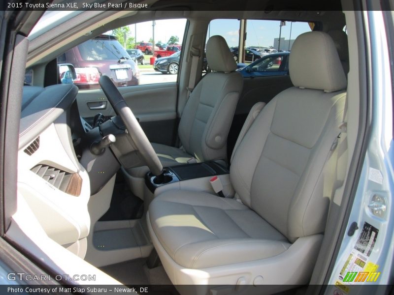 Sky Blue Pearl / Bisque 2015 Toyota Sienna XLE