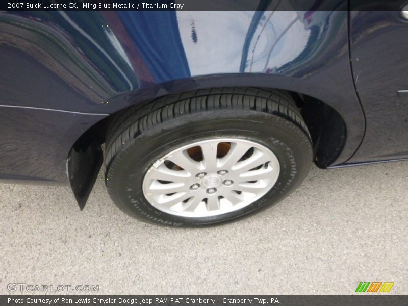 Ming Blue Metallic / Titanium Gray 2007 Buick Lucerne CX