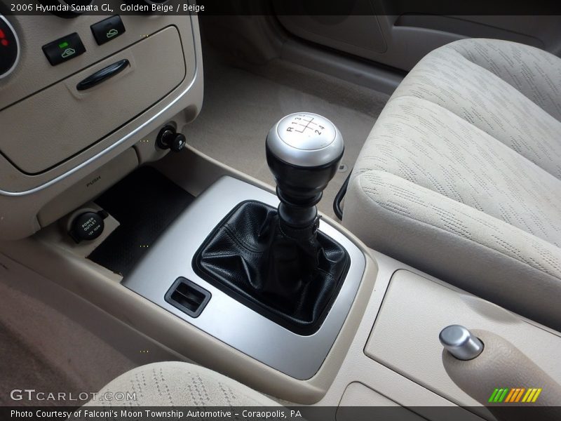 Golden Beige / Beige 2006 Hyundai Sonata GL