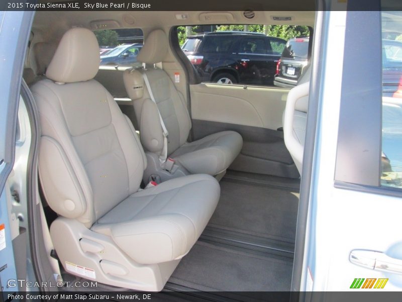 Sky Blue Pearl / Bisque 2015 Toyota Sienna XLE