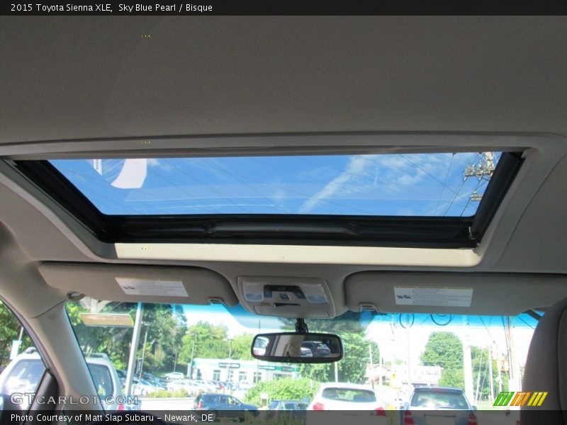 Sky Blue Pearl / Bisque 2015 Toyota Sienna XLE