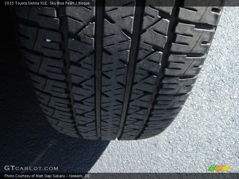 Sky Blue Pearl / Bisque 2015 Toyota Sienna XLE