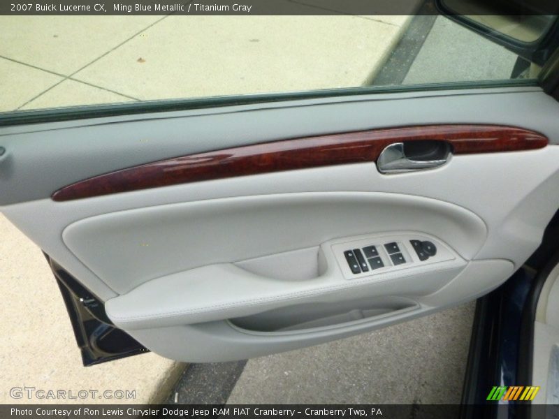 Ming Blue Metallic / Titanium Gray 2007 Buick Lucerne CX
