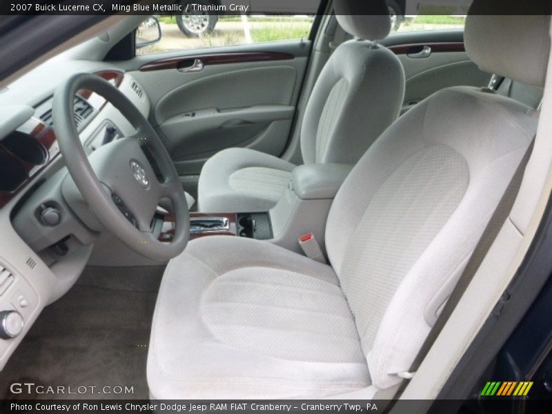 Ming Blue Metallic / Titanium Gray 2007 Buick Lucerne CX
