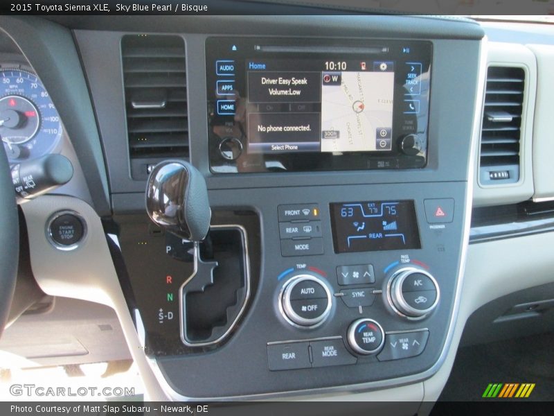 Sky Blue Pearl / Bisque 2015 Toyota Sienna XLE