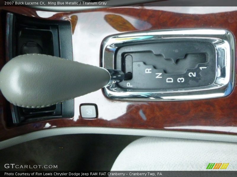 Ming Blue Metallic / Titanium Gray 2007 Buick Lucerne CX