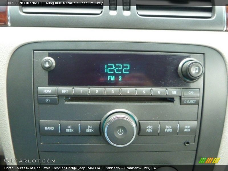 Ming Blue Metallic / Titanium Gray 2007 Buick Lucerne CX