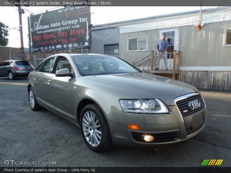 Dakar Beige Metallic / Ebony 2007 Audi A6 4.2 quattro Sedan