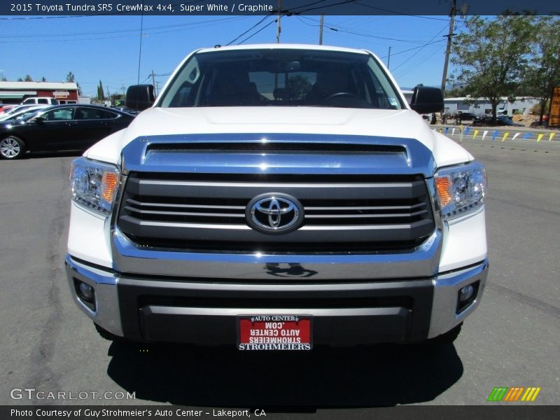 Super White / Graphite 2015 Toyota Tundra SR5 CrewMax 4x4