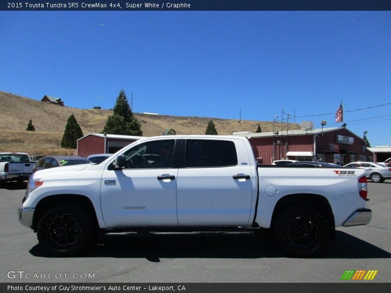 Super White / Graphite 2015 Toyota Tundra SR5 CrewMax 4x4