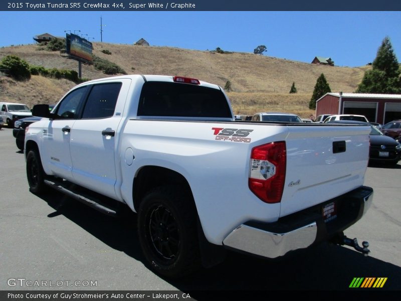 Super White / Graphite 2015 Toyota Tundra SR5 CrewMax 4x4