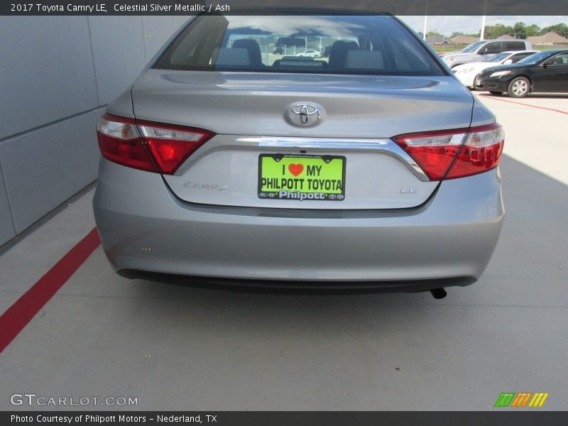 Celestial Silver Metallic / Ash 2017 Toyota Camry LE