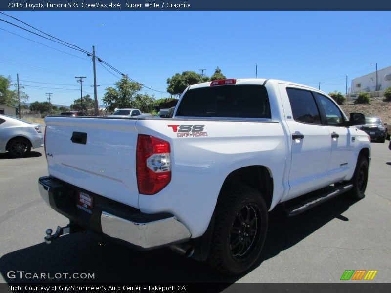 Super White / Graphite 2015 Toyota Tundra SR5 CrewMax 4x4