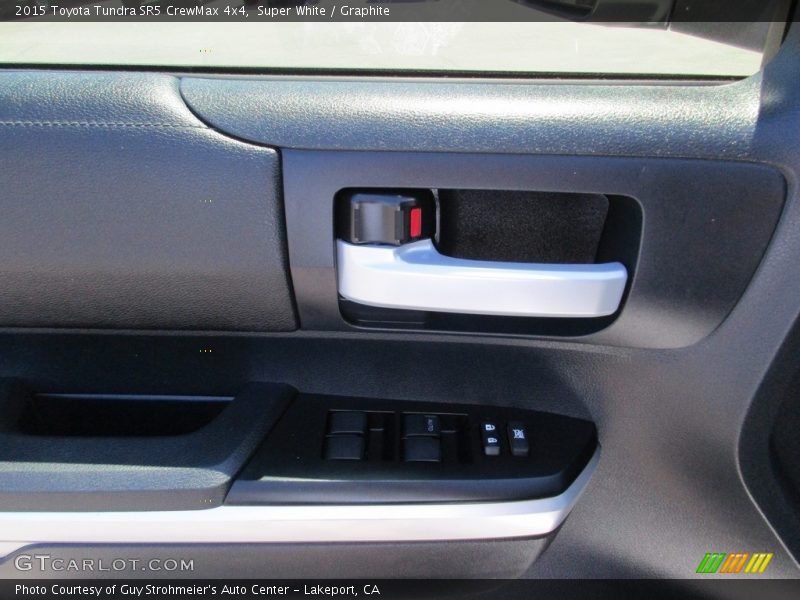 Super White / Graphite 2015 Toyota Tundra SR5 CrewMax 4x4