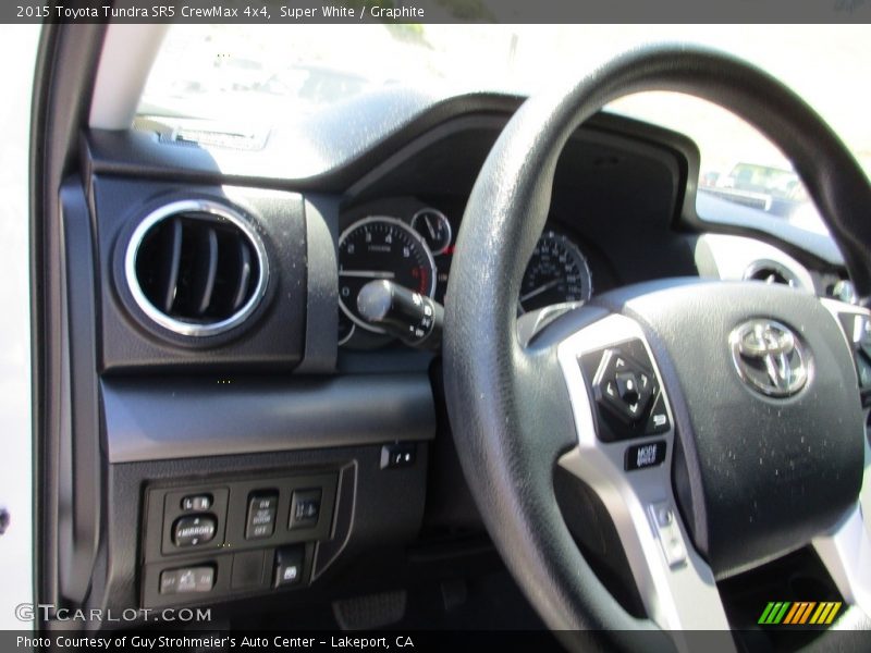Super White / Graphite 2015 Toyota Tundra SR5 CrewMax 4x4