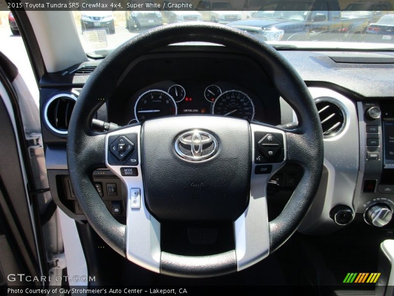 Super White / Graphite 2015 Toyota Tundra SR5 CrewMax 4x4