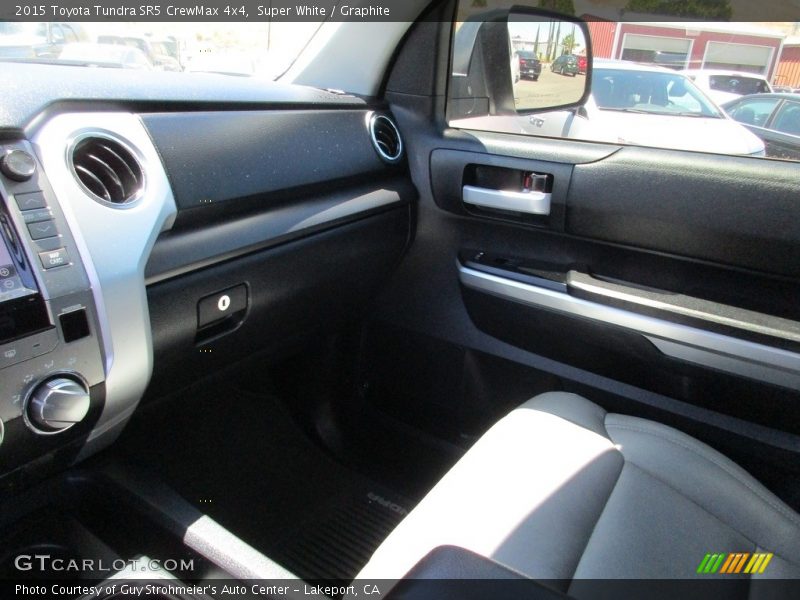 Super White / Graphite 2015 Toyota Tundra SR5 CrewMax 4x4