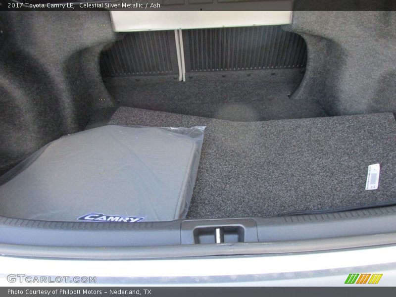  2017 Camry LE Trunk