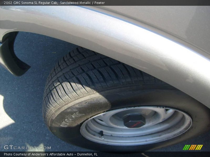 Sandalwood Metallic / Pewter 2002 GMC Sonoma SL Regular Cab