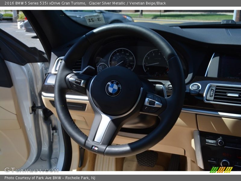 Glacier Silver Metallic / Venetian Beige/Black 2016 BMW 5 Series 535i xDrive Gran Turismo