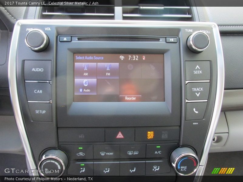 Celestial Silver Metallic / Ash 2017 Toyota Camry LE