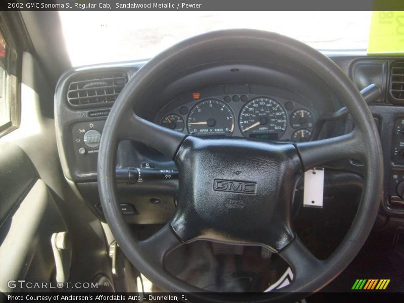 Sandalwood Metallic / Pewter 2002 GMC Sonoma SL Regular Cab