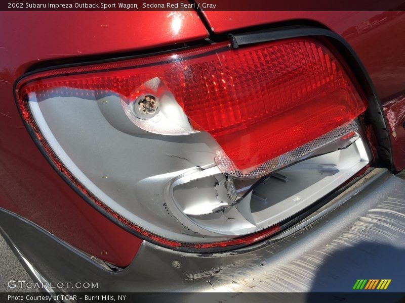 Sedona Red Pearl / Gray 2002 Subaru Impreza Outback Sport Wagon