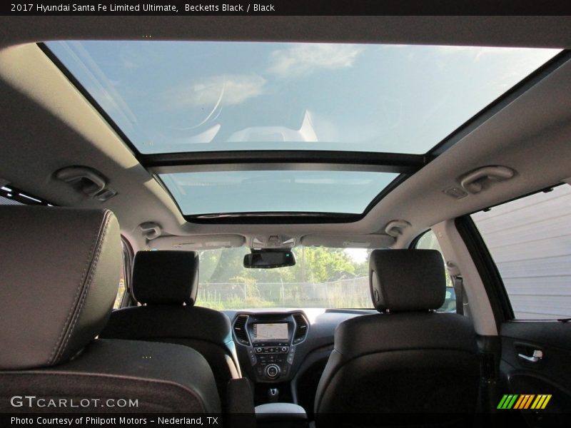 Becketts Black / Black 2017 Hyundai Santa Fe Limited Ultimate