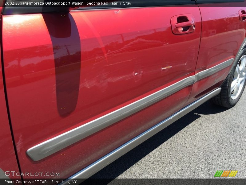 Sedona Red Pearl / Gray 2002 Subaru Impreza Outback Sport Wagon