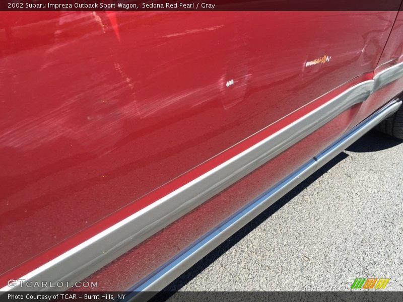 Sedona Red Pearl / Gray 2002 Subaru Impreza Outback Sport Wagon