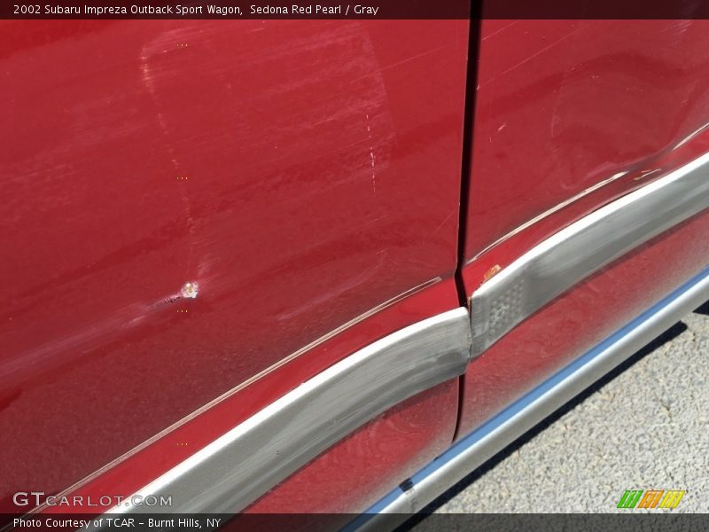 Sedona Red Pearl / Gray 2002 Subaru Impreza Outback Sport Wagon