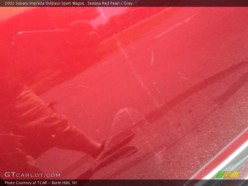 Sedona Red Pearl / Gray 2002 Subaru Impreza Outback Sport Wagon
