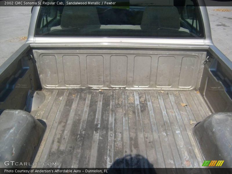 Sandalwood Metallic / Pewter 2002 GMC Sonoma SL Regular Cab