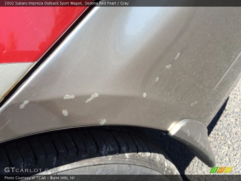 Sedona Red Pearl / Gray 2002 Subaru Impreza Outback Sport Wagon
