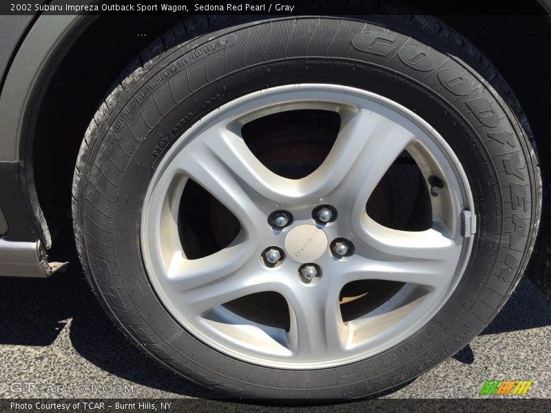 Sedona Red Pearl / Gray 2002 Subaru Impreza Outback Sport Wagon