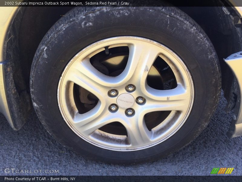 Sedona Red Pearl / Gray 2002 Subaru Impreza Outback Sport Wagon