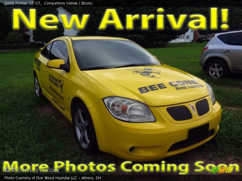 Competition Yellow / Ebony 2008 Pontiac G5 GT