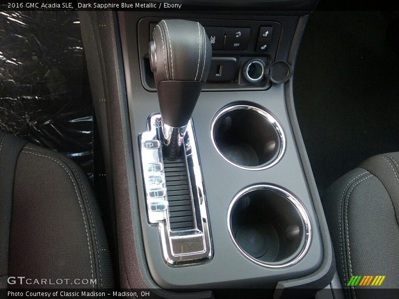 Dark Sapphire Blue Metallic / Ebony 2016 GMC Acadia SLE