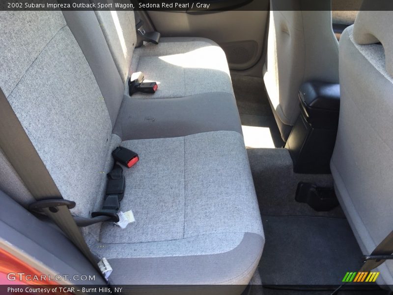 Sedona Red Pearl / Gray 2002 Subaru Impreza Outback Sport Wagon