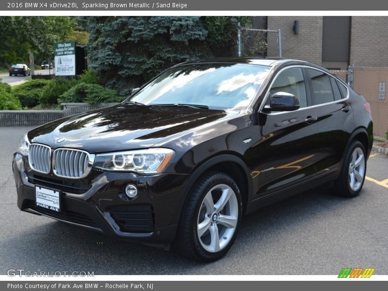 Sparkling Brown Metallic / Sand Beige 2016 BMW X4 xDrive28i