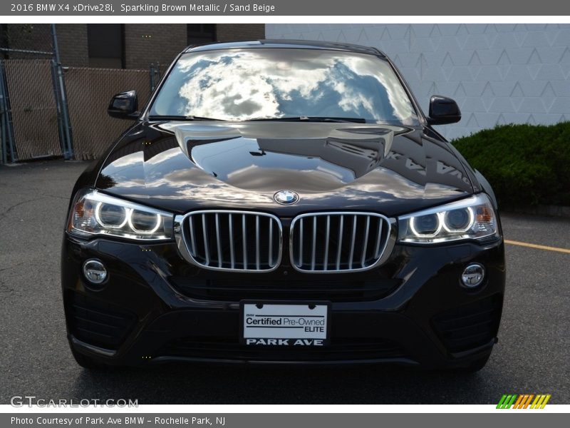 Sparkling Brown Metallic / Sand Beige 2016 BMW X4 xDrive28i