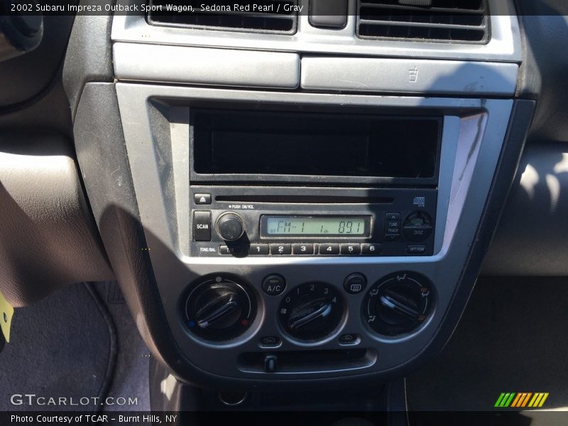 Sedona Red Pearl / Gray 2002 Subaru Impreza Outback Sport Wagon