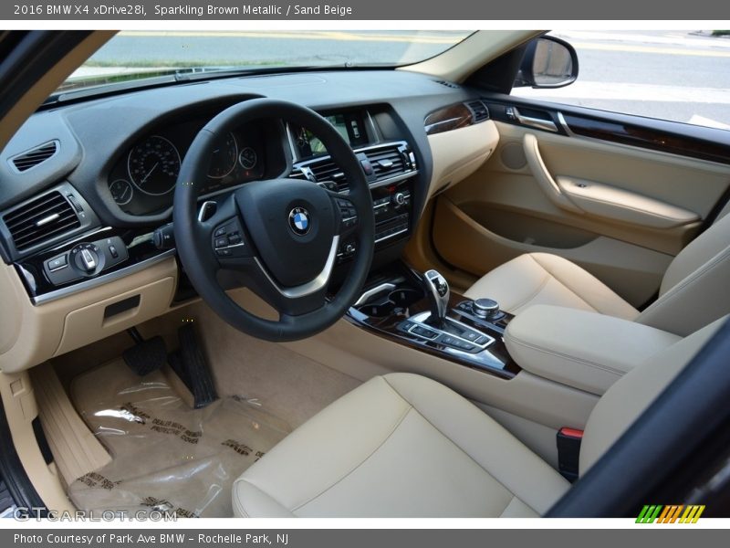 Sparkling Brown Metallic / Sand Beige 2016 BMW X4 xDrive28i