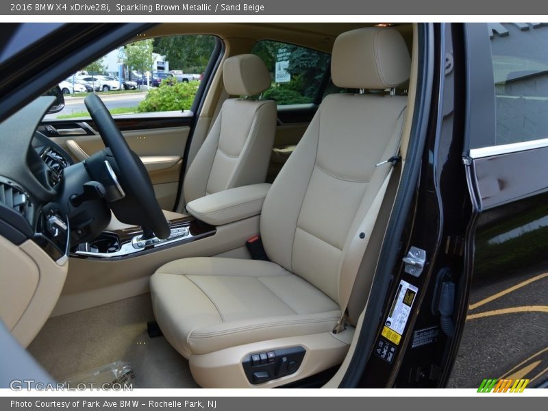 Sparkling Brown Metallic / Sand Beige 2016 BMW X4 xDrive28i