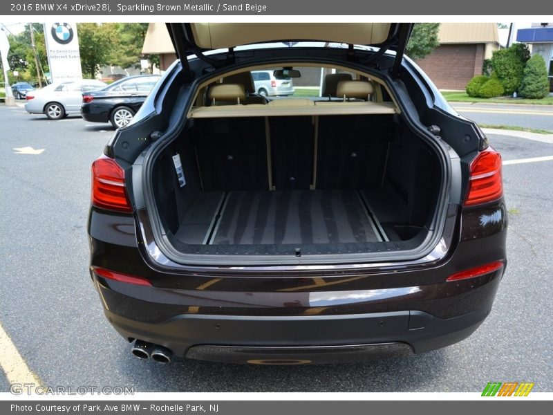 Sparkling Brown Metallic / Sand Beige 2016 BMW X4 xDrive28i