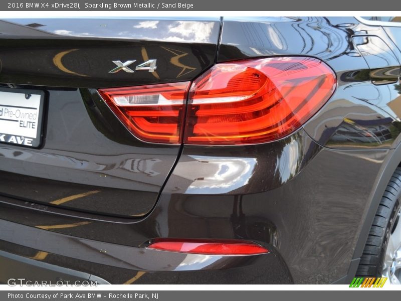 Sparkling Brown Metallic / Sand Beige 2016 BMW X4 xDrive28i
