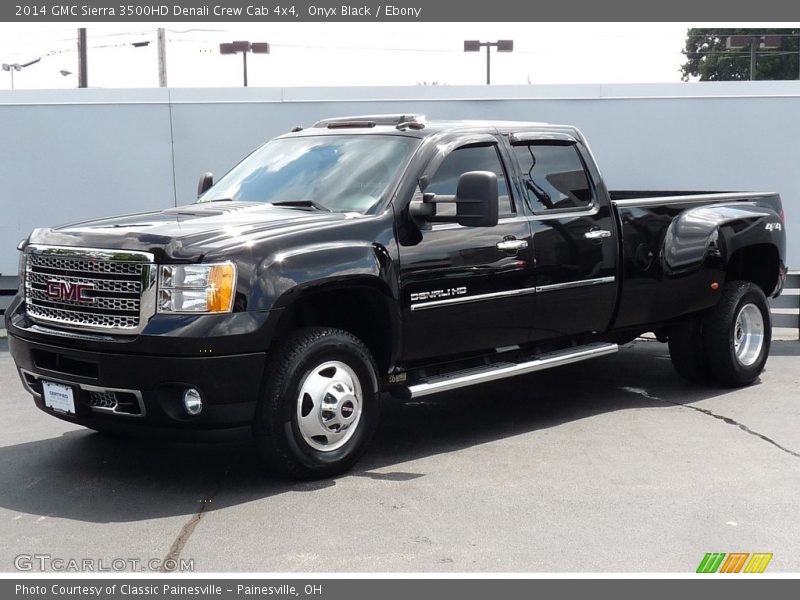 Onyx Black / Ebony 2014 GMC Sierra 3500HD Denali Crew Cab 4x4