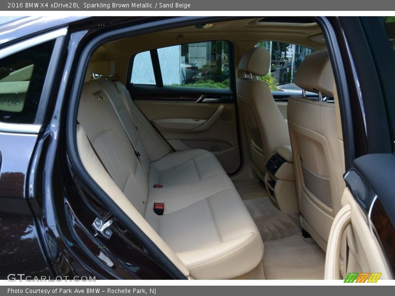 Sparkling Brown Metallic / Sand Beige 2016 BMW X4 xDrive28i
