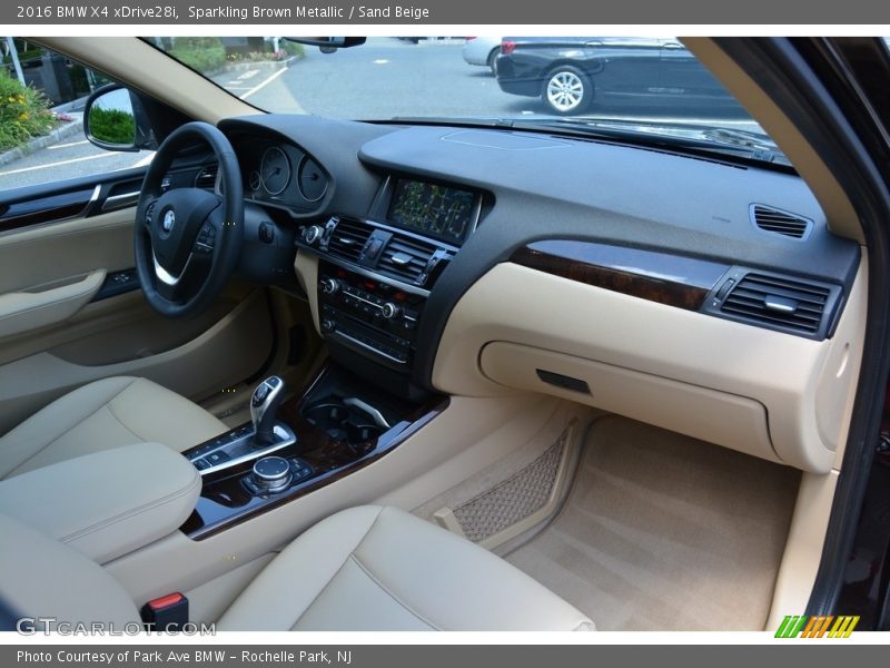 Sparkling Brown Metallic / Sand Beige 2016 BMW X4 xDrive28i